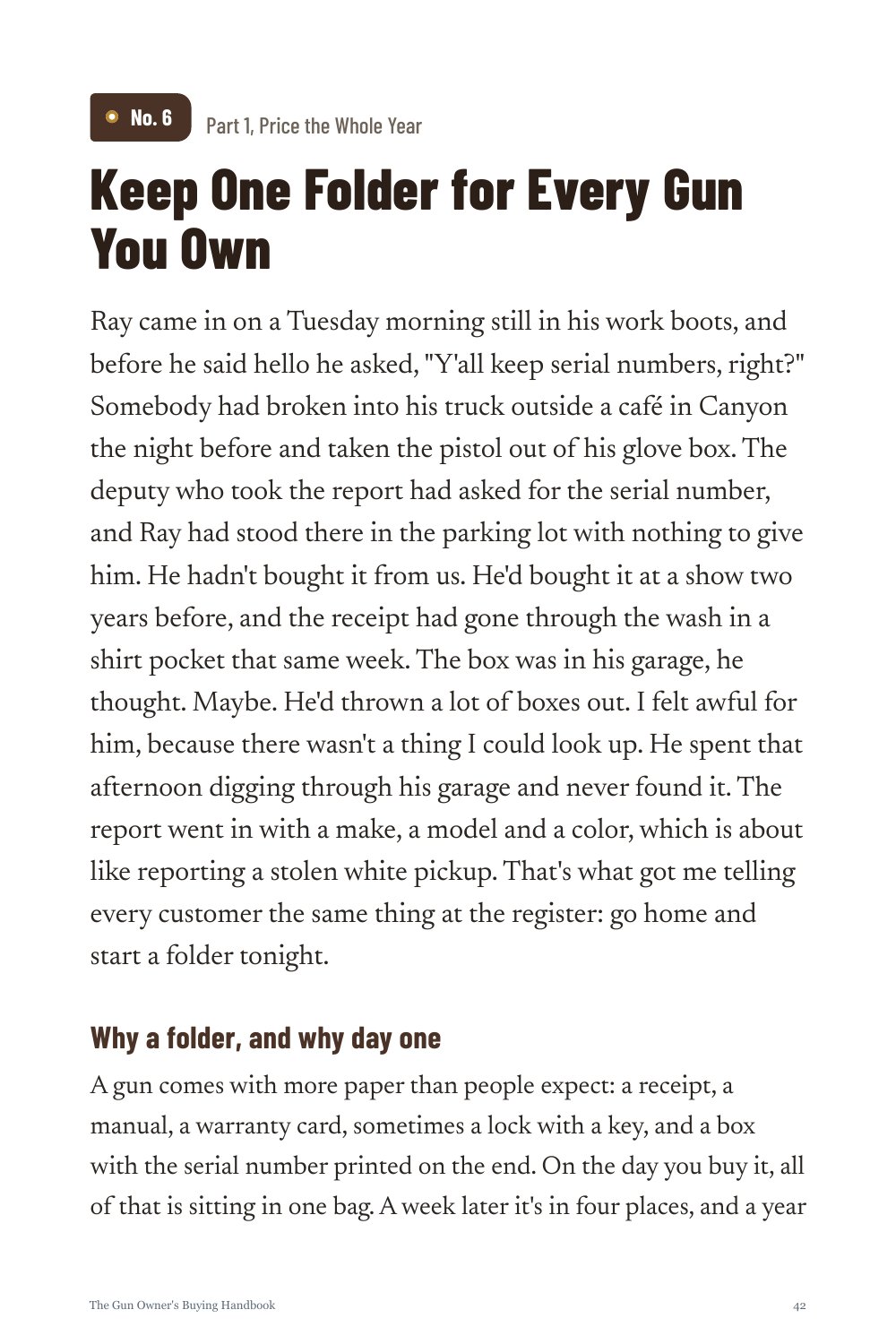 Page 42 of The Gun Owner's Buying Handbook
